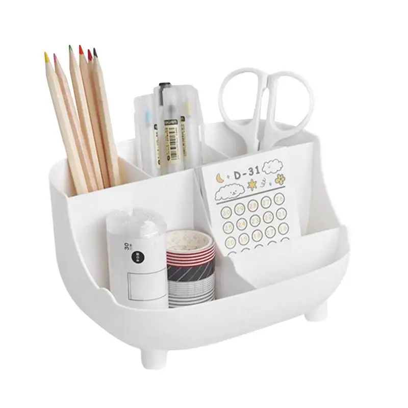 

Органайзер для макияжа, 6-ячейка, многофункциональные настольные принадлежности, для офиса, спальни, настольных ювелирных изделий