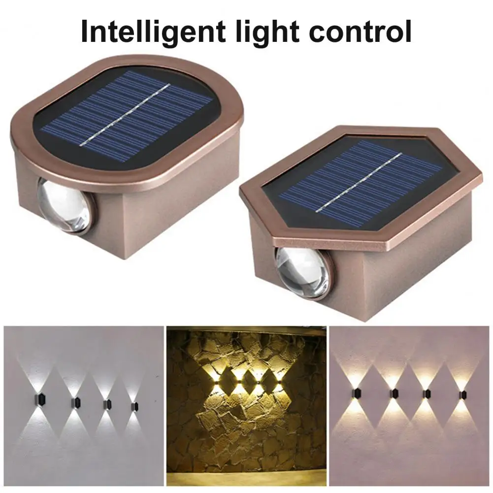 

Удобная настенная лампа на солнечной батарее, легкая установка, автоматическая зарядка, энергосберегающая уличная садовая лампа для освещения