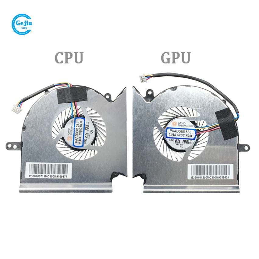 

NEW ORIGINAL Laptop CPU GPU Cooling Fan 17C7 17C8/C1 WE73 For MSI MS-16P4 16P5 16P6 MS-17C5 17C6