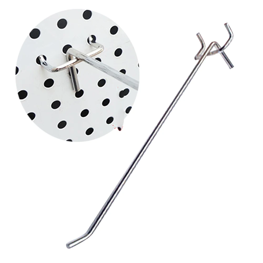 

20pcs Storage Manganese Steel Wall Mount Shelving Easy Install Home Garage Workshop Pegboard Hooks Heavy Duty Hanging Tool