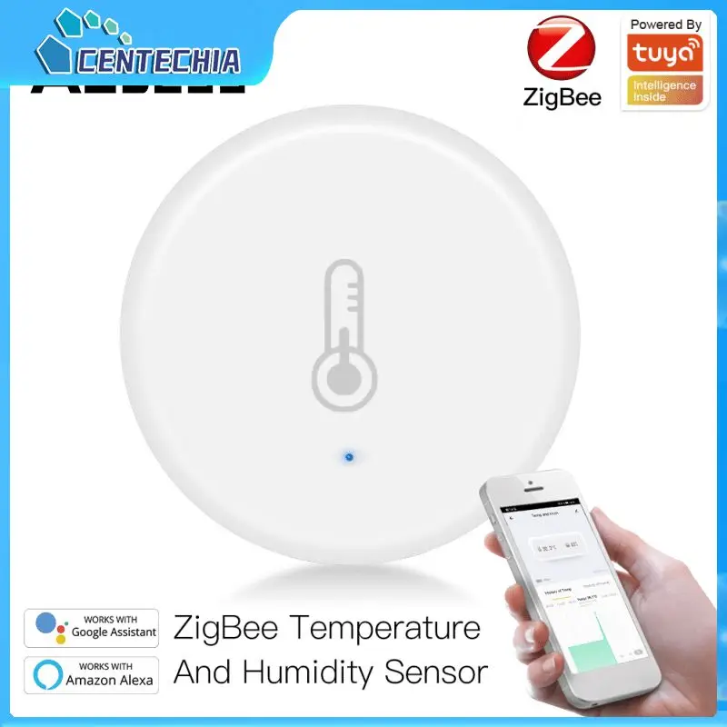 

Portable Tuya Real-time Environmental Tester Practical Low Power Zigbee Temperature And Humidity Sensor Remote Monitoring