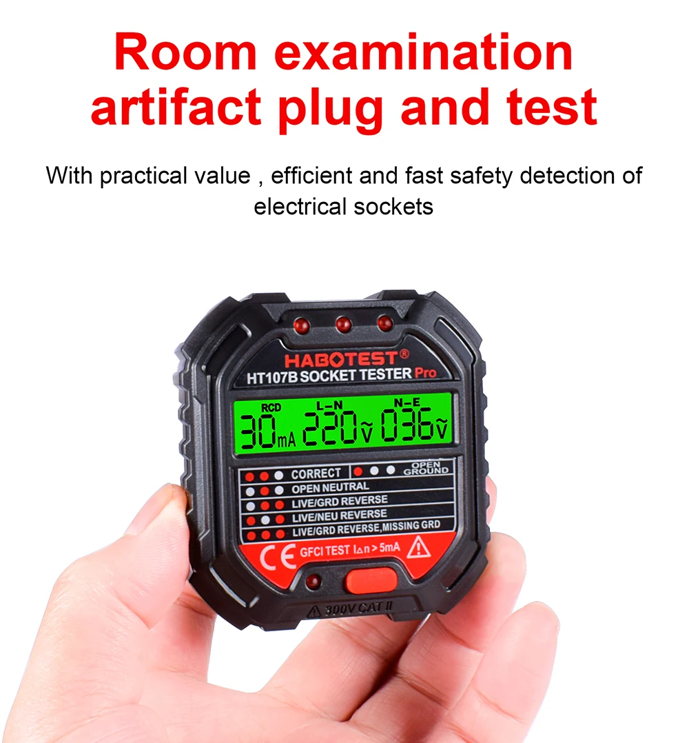 Ht test. Ht test. Habotest. Ht test. Socket tester ht107e.