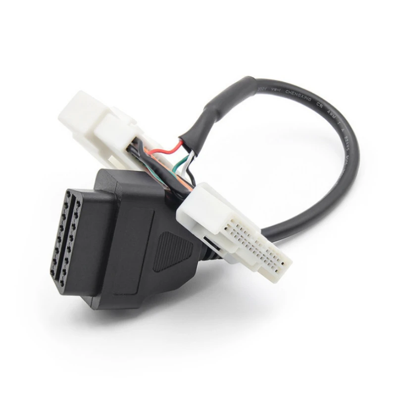 26 Pin OBD2 мужской женский разъем OBD II диагностический жгут электронный кабель