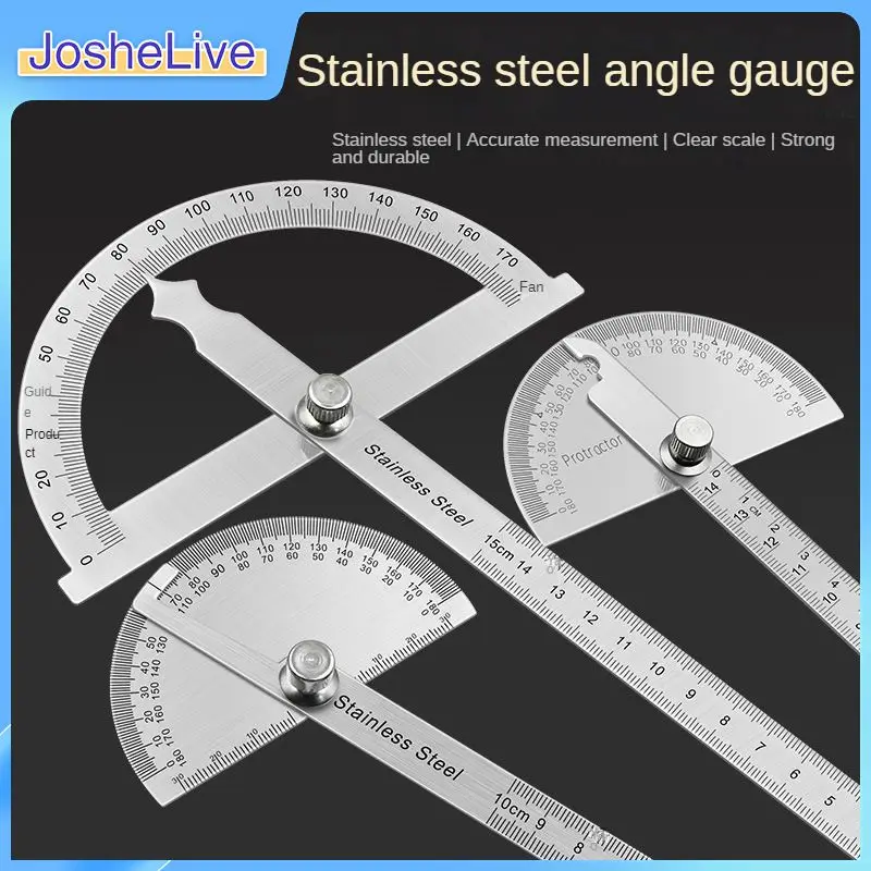 

Indexing Gauge Adjustable Woodworking Measuring Ruler Durable Semicircle Protractor Woodworking Tools Angle Ruler 180 Degree