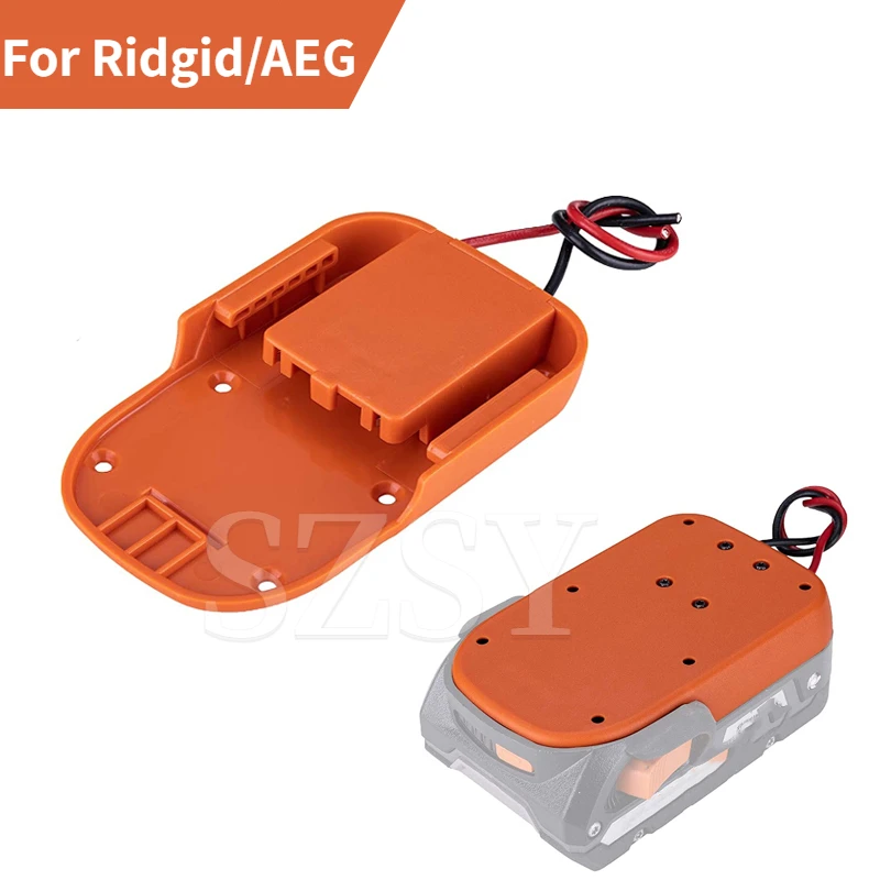 For Ridgid/aeg 18v Hyper Li-ion Battery Dock Power Connector For Rigid 12 Gauge Robotics Battery Adapter