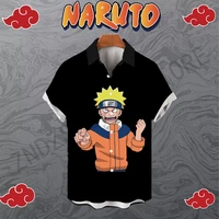 anime clothes men prom fashion mens shirts festival clothing couple outfit naruto shirts 2022 3d print blouses kids social