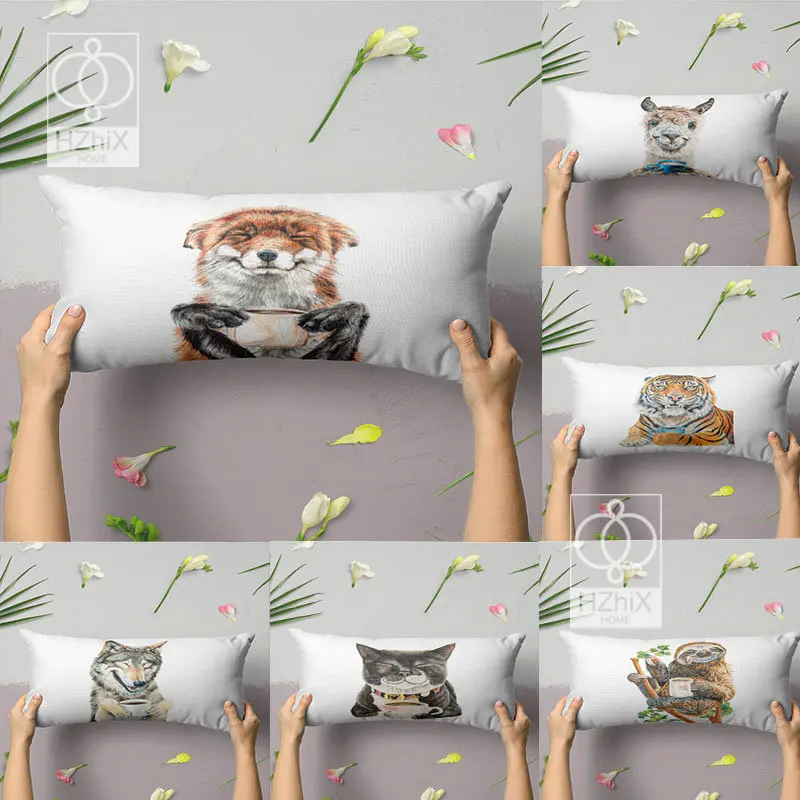 наволочки декоративные Симпатичный чехол для диванной подушки с рисунком