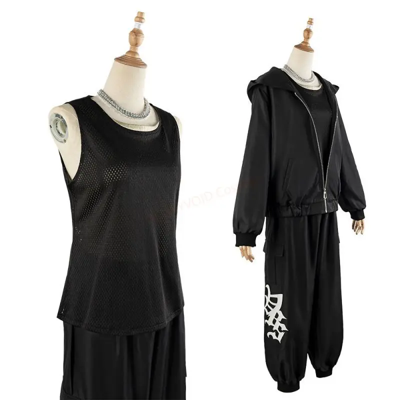 Яркий плохой отряд костюм для косплея Shinonome Akito универсальный размер мужчин и