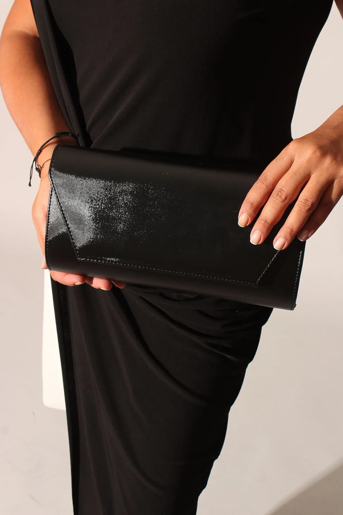 

Fashion Style Faux Leather Black women's Evening Dress Bag