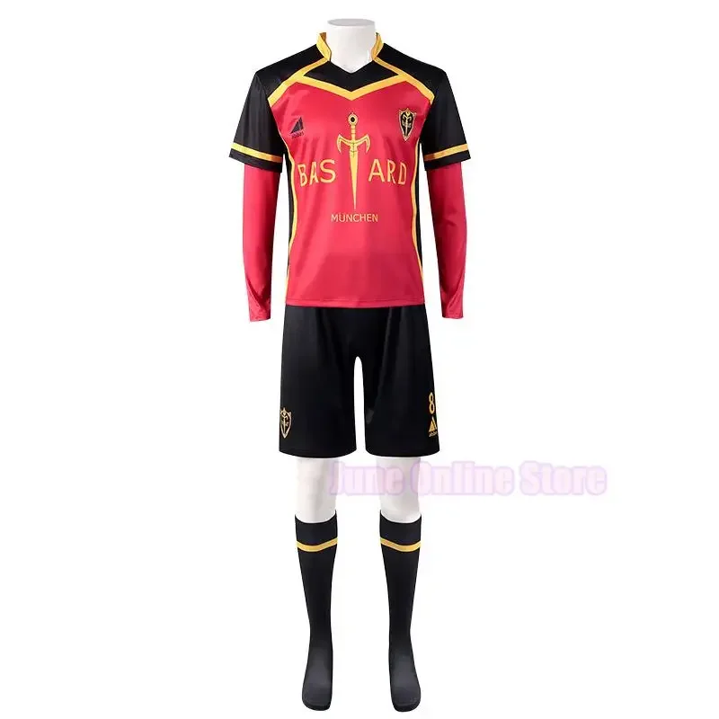 Костюм для косплея исаги Йоичи из аниме Голубой замок красные рубашки парик