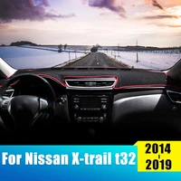 car dashboard avoid light pad instrument platform desk cover mat for nissan x trail t32 x trail xtrail t32 2014 2020 accessories
