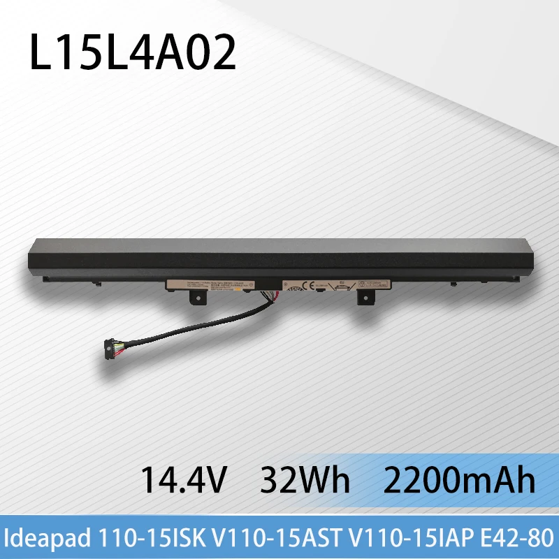 

L15L4A02 Laptop Battery For Lenovo E42-80 E52-80 V110-14AST021 V510-14IKB/15IKB 110-15ISK V110-15AST/15IAP/15IKB/15ISK L15C3A01