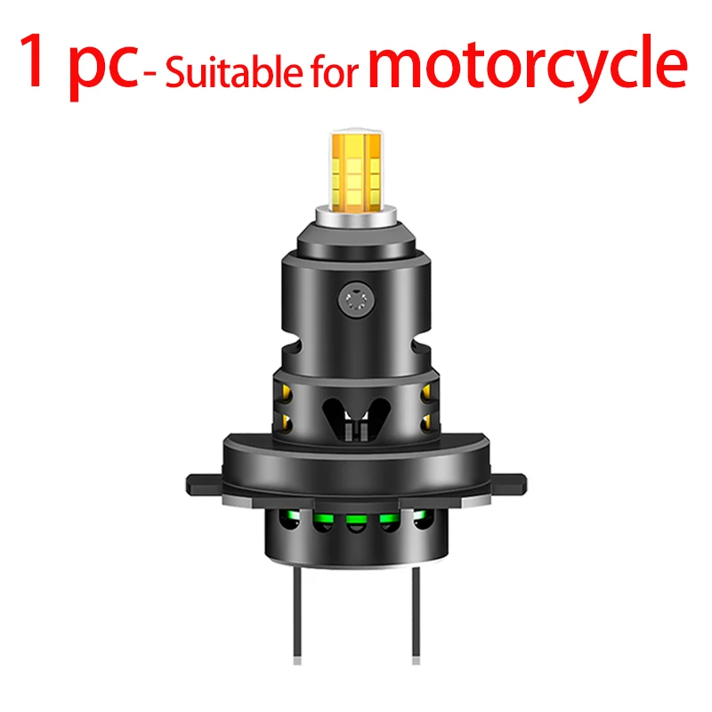 

2500W 360 3D Mini H7 Светодиодная лампа для автомобильных фар Canbus 3000000LM Свет для автомобиля Turbo 1:1 H7 Светодиодная фара 6500K 12V Беспроводная с вентилятором