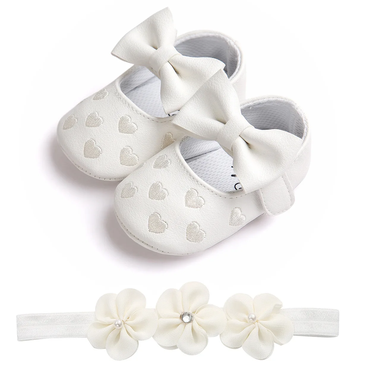 

Baby PU Leather Baby Boy Girl Baby Moccasins Moccs Shoes Bow Fringe Soft Soled Non-slip Footwear Crib Shoes