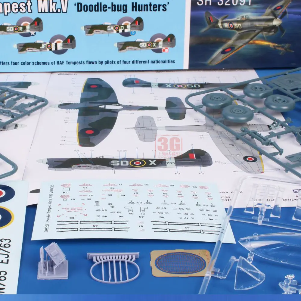 Специальный набор для сборки пластиковой модели самолета Special Hobby SH32091 Tempest Mk. V'Doodle-bug Hunters' 132 (art.: 3920d93cf6bee) - 3920d93cf6bee