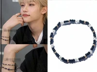 kpop new boys group stray kids fashion bracelet rice bead bracelet jewelry fresh summer bracelet hip hop jewelry gifts bang chan