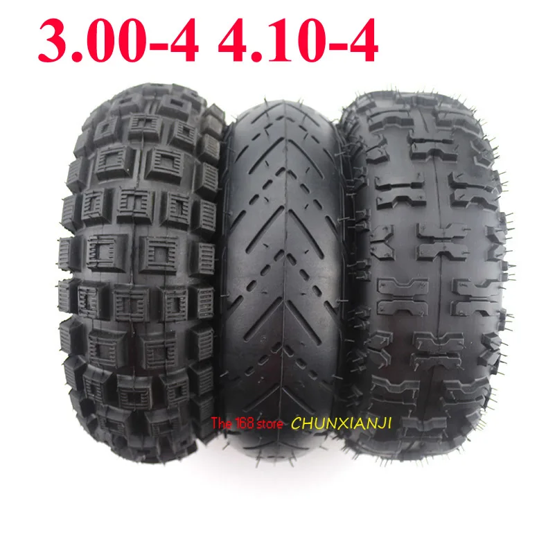 

Good quality 3.00-4 4.10-4 trye and inner tube rim wheel Alloy hub for 49cc ATVQuad Go Kart Gas scooter bike motorcyWheel tyres