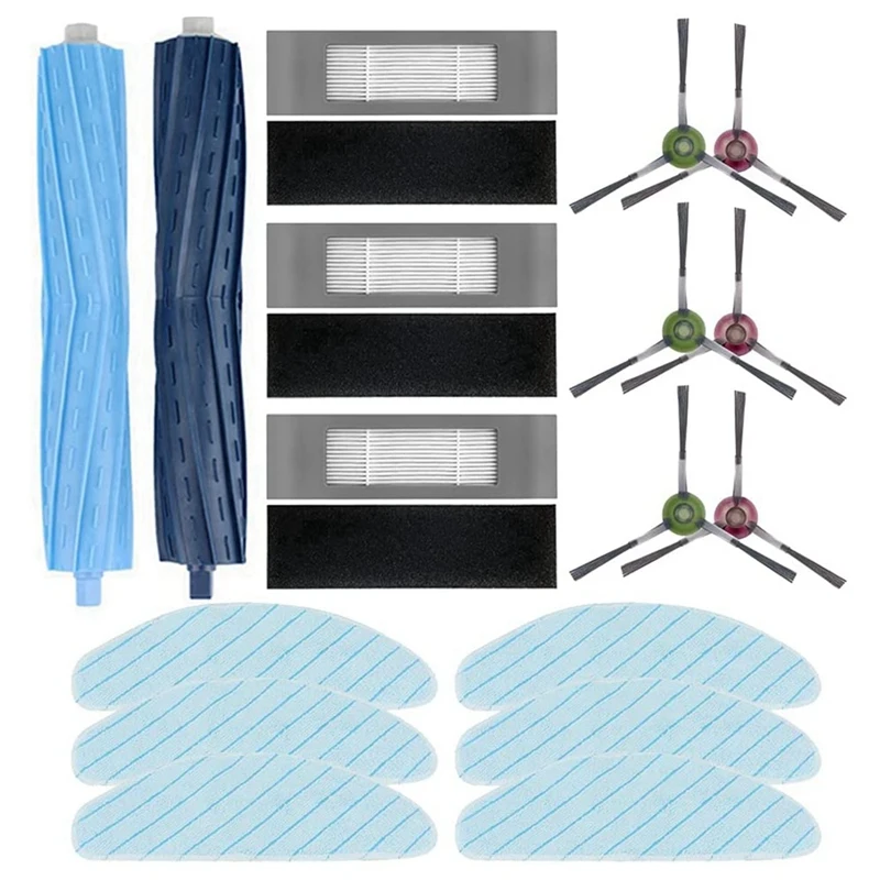 

Vacuum Cleaner Spare Parts Accessories Main Side Brush Filter Mop Cloth For Ecovacs Deebot T9 AIVI / T9 AIVI+