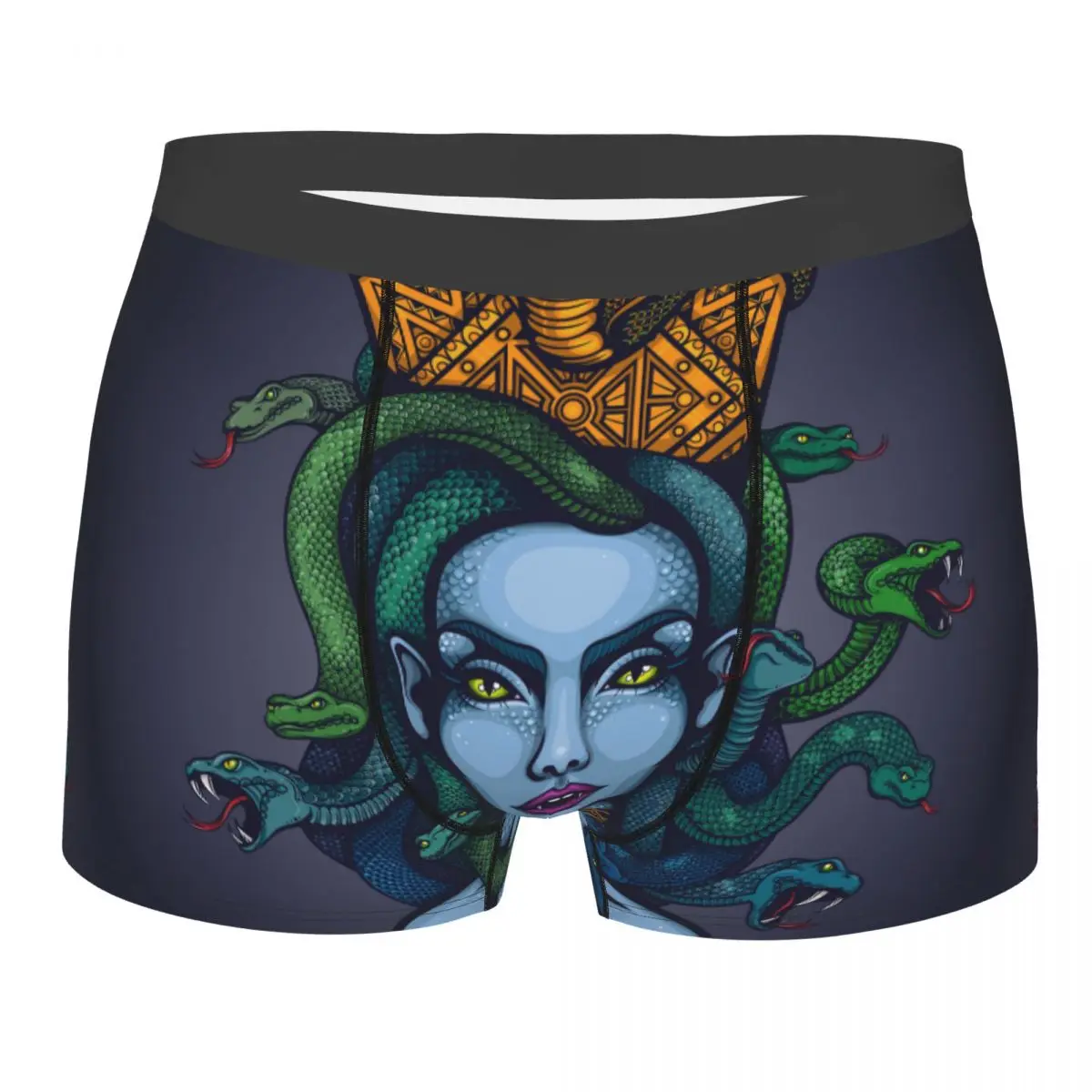 

Sexy Boxer Comfortable Homme Medusa Gorgon Woman Head With Snakes Shorts Boxer Men Underwear Male Panties Shorts Homme