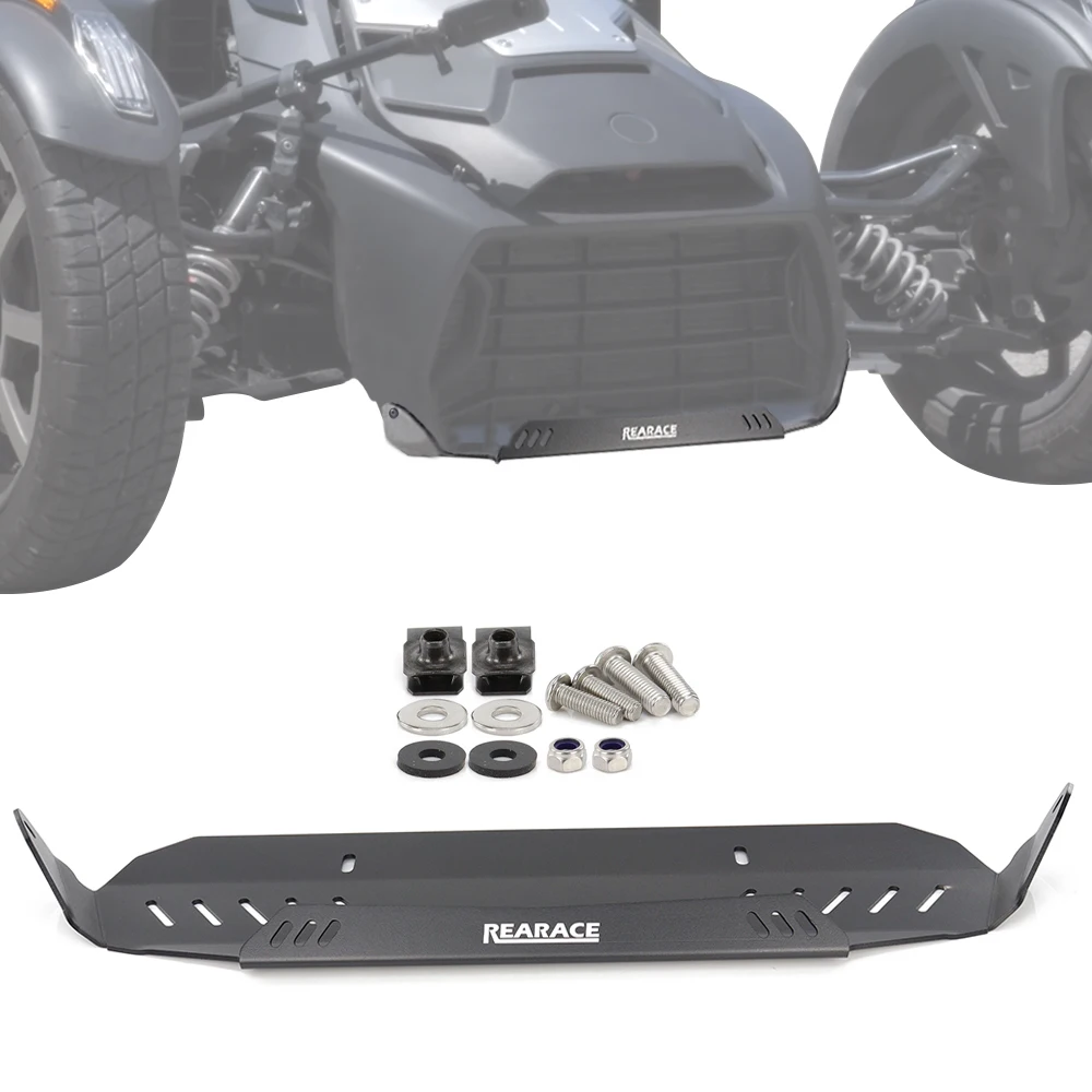 Фото Подходит для Can-Am Ryker 600/900 Rally Sport 2019-2024 2025 UTV, нижняя защита для квадроцикла, передняя алюминиевая защитная пластина радиатора №1