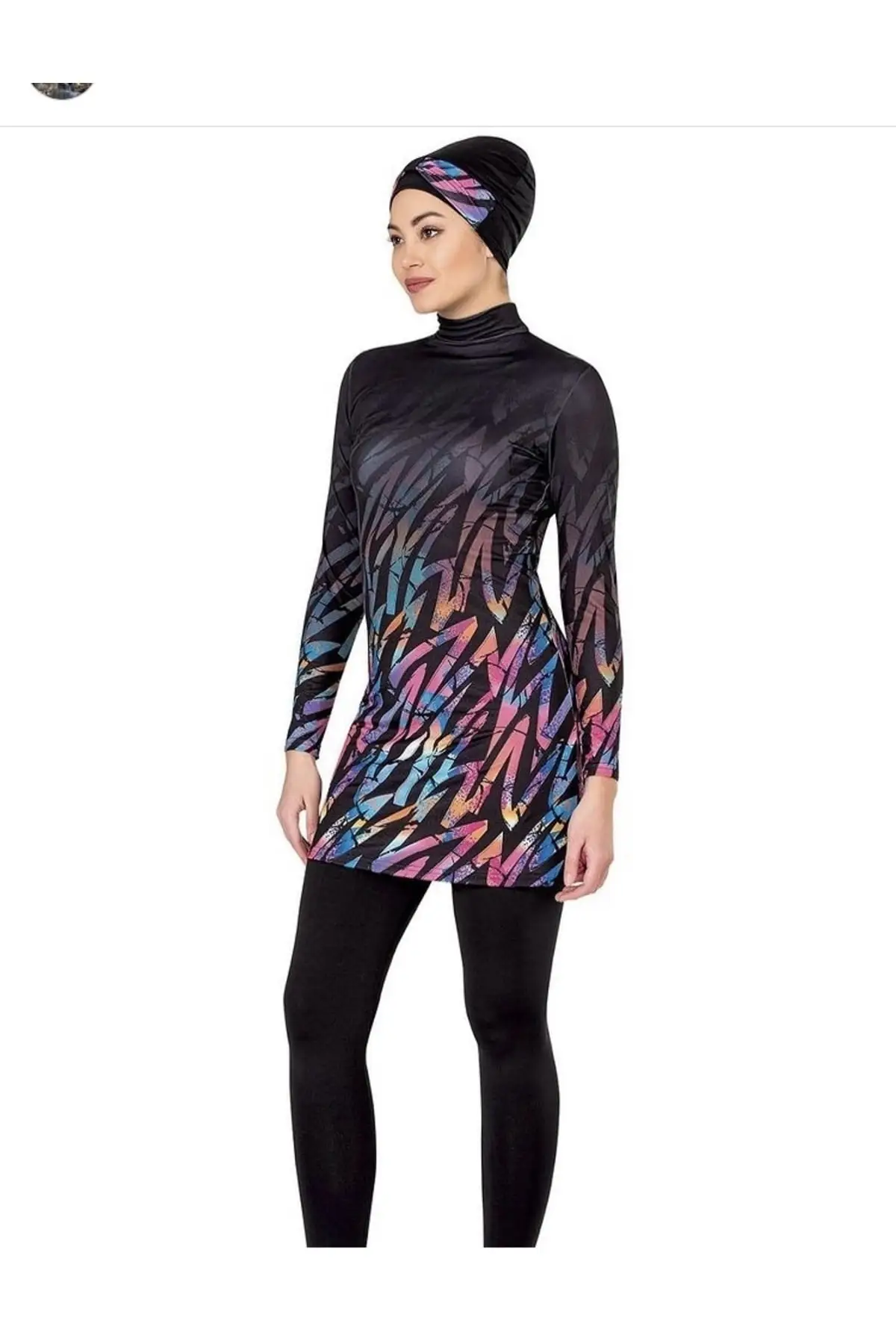 

Muslim Burkinis Fully Covered Swimwear Summer Clothing Hijab Sport Swimsuit Islamic Full Cover Swimwear