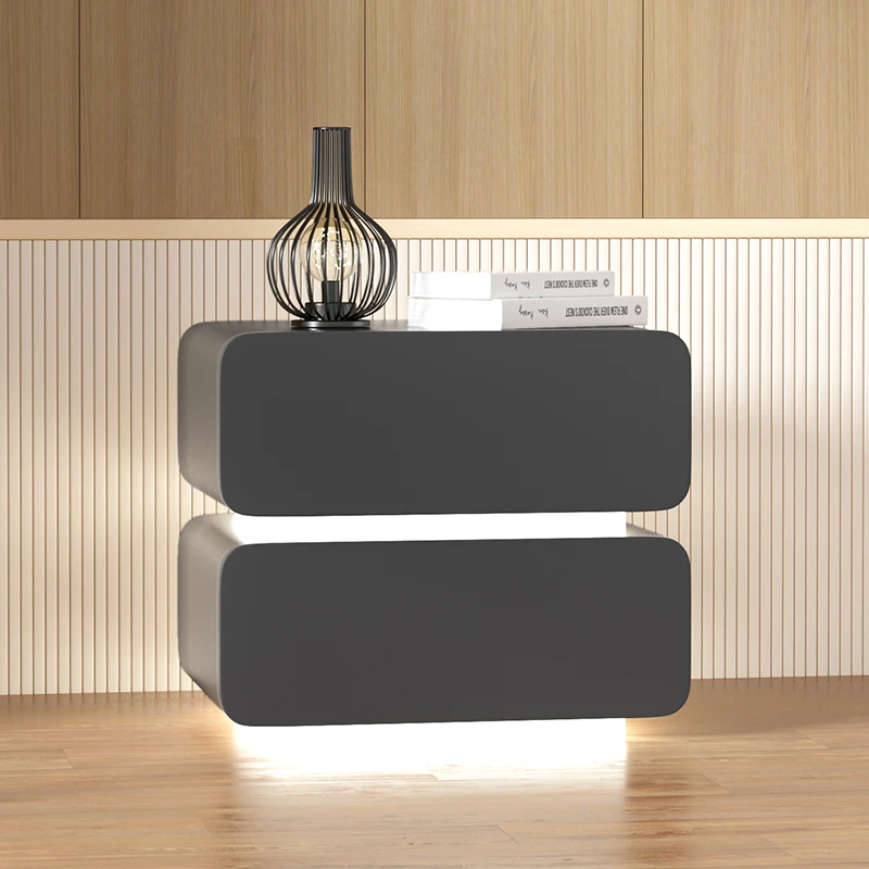 Маленькие боковые стильные тумбочки мобильные изысканные ящики ночная тумбочка