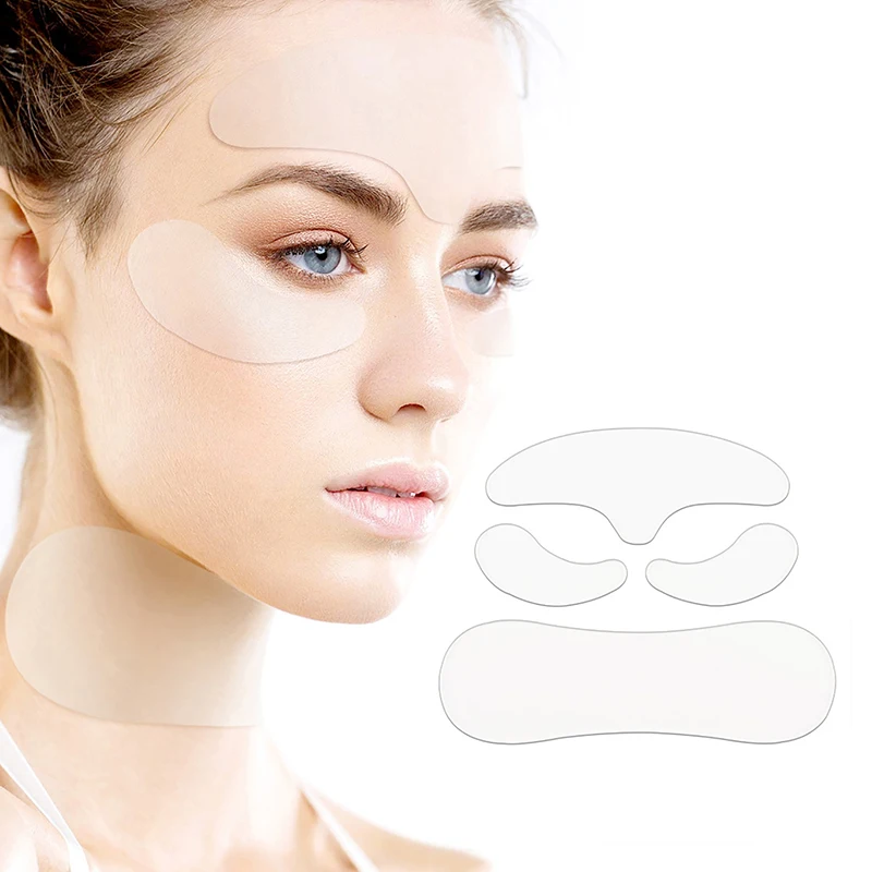 

Reusable Silicone Anti-wrinkle Face Forehead Cheek Chin Sticker Skin Care Tools Anti Aging Skin Lifting Care Patch