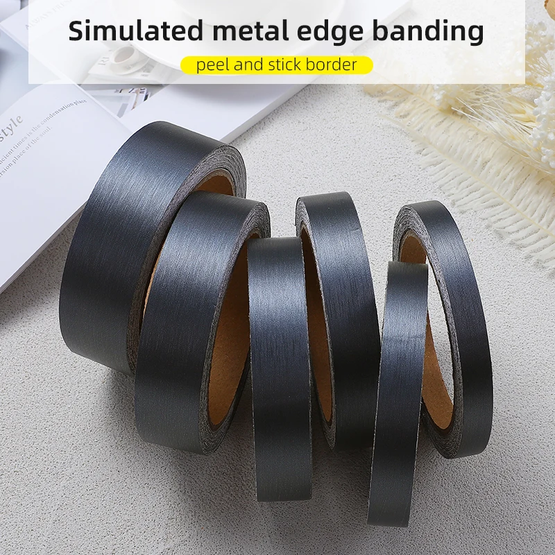 10-метровая Темно-синяя Толстая Металлическая Кромка Декоративная Полоса ПВХ