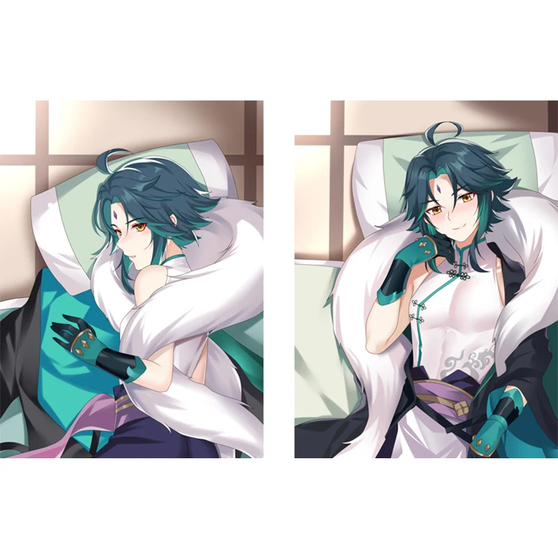

Original Anime Genshin Impact Xiao Sexy Dakimakura Hugging Body Pillow Case Cosplay Otaku Cushion Cover Bed Linings New Mk