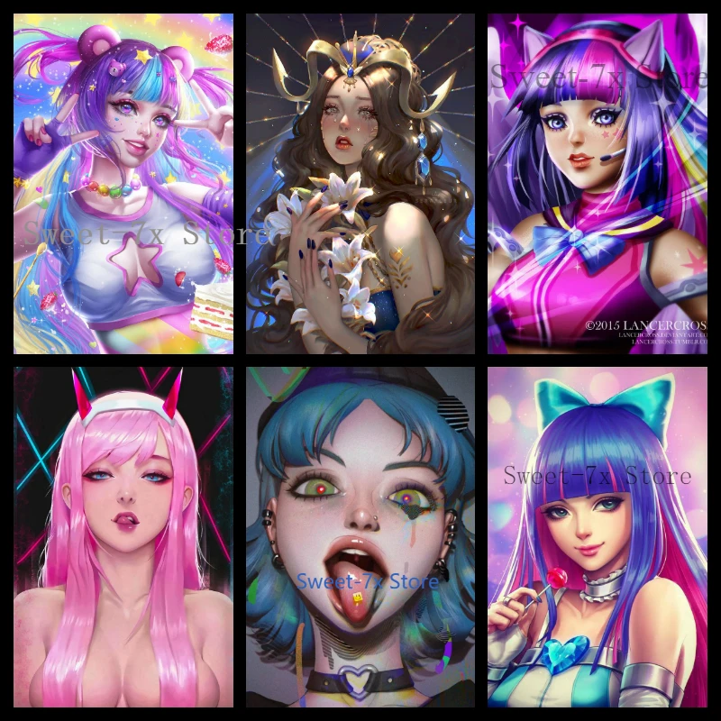 

Cartoon Girl 5D DIY Diamond Painting Cross Stitch Kit Full Square Drill Embroidery Mosaic Art Picture of Rhinestones Home Decor