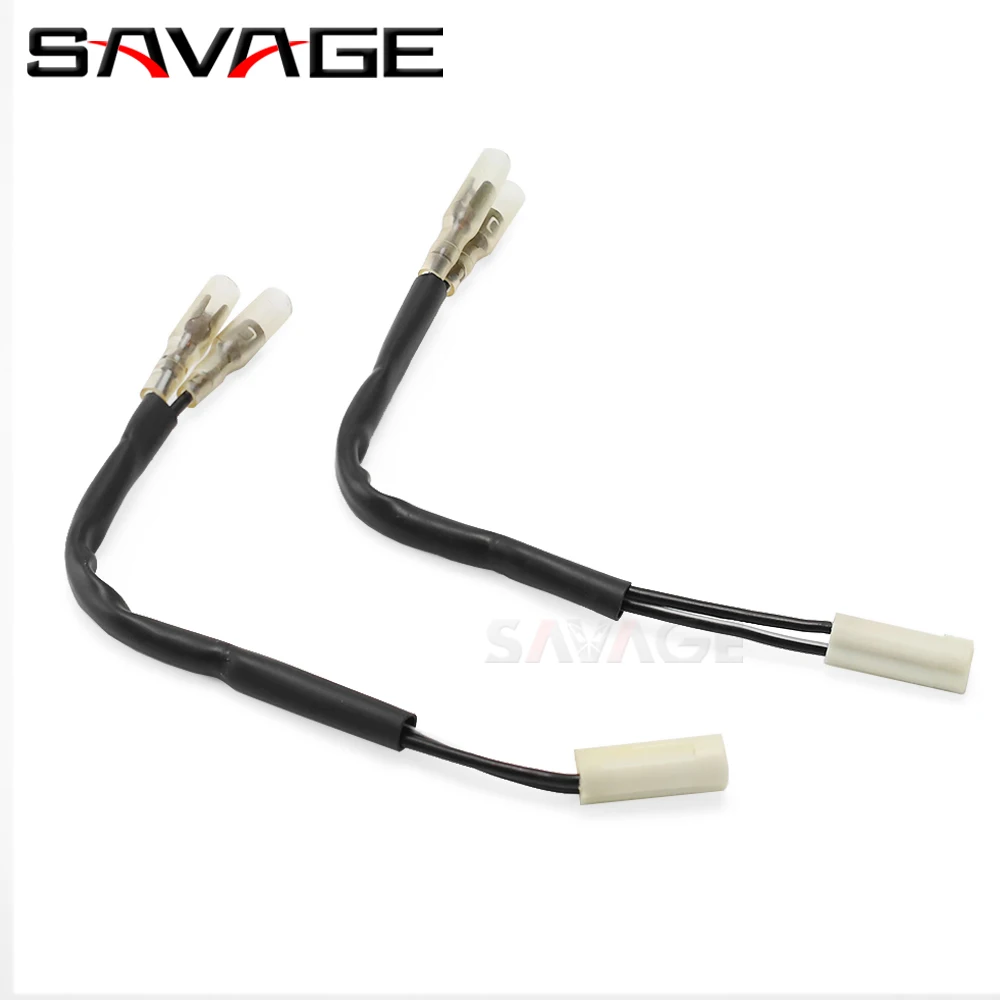 LED Turn Signals Wiring Adapter Connector For YAMAHA MT07 MT09 YZFR25 YZFR3 XSR R1 R6 700/900 Motorcycle Wire Harness Plug 2pcs - купить по