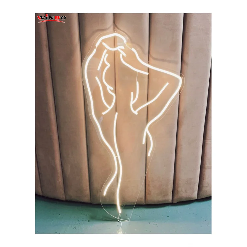 (Под заказ) НЕОНОВОЕ кольцо Winbo световой дизайн буквы силиконовый гибкий неоновый