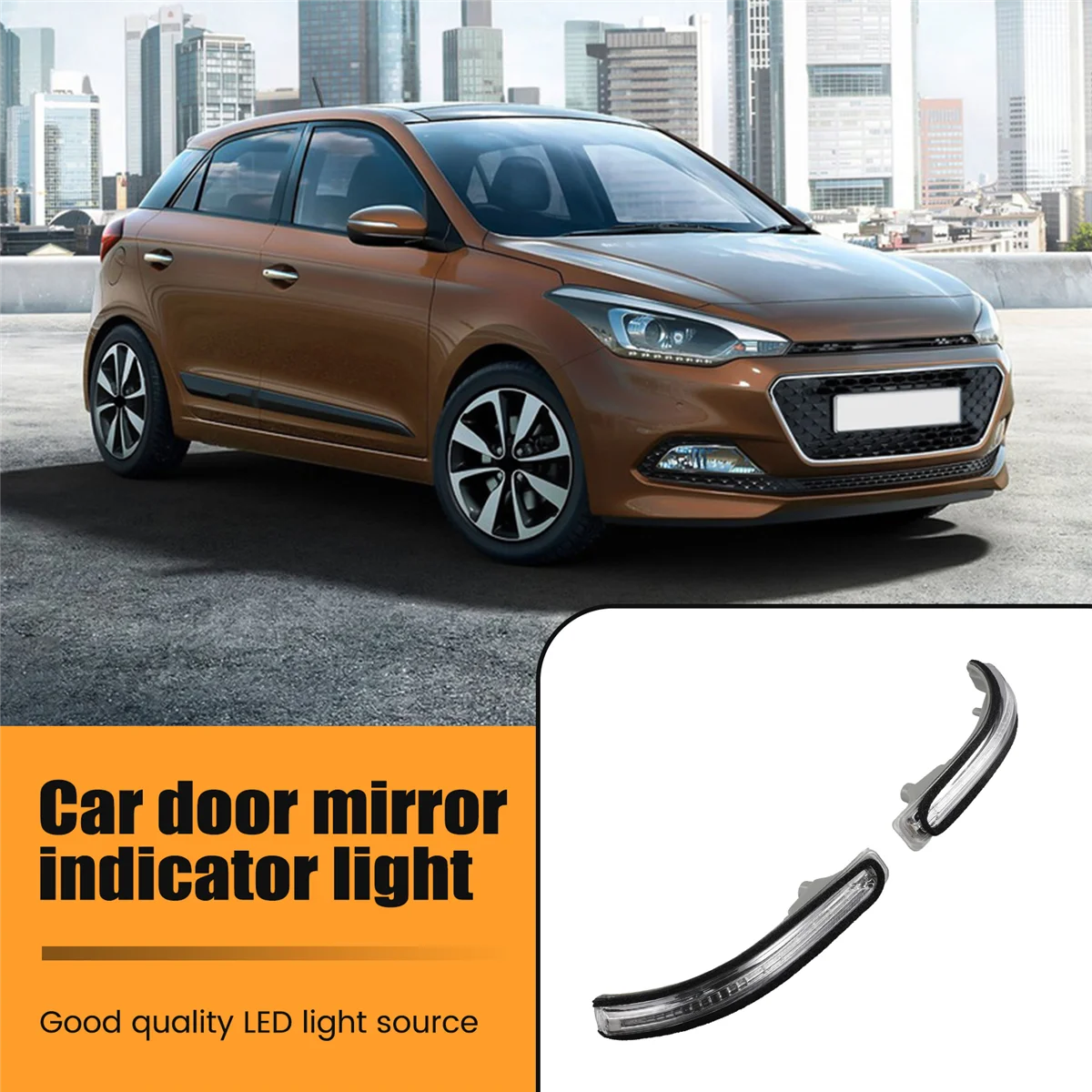 Зеркало заднего вида с указателем поворота 87624-C8000 87614-C8000 для Hyundai I20