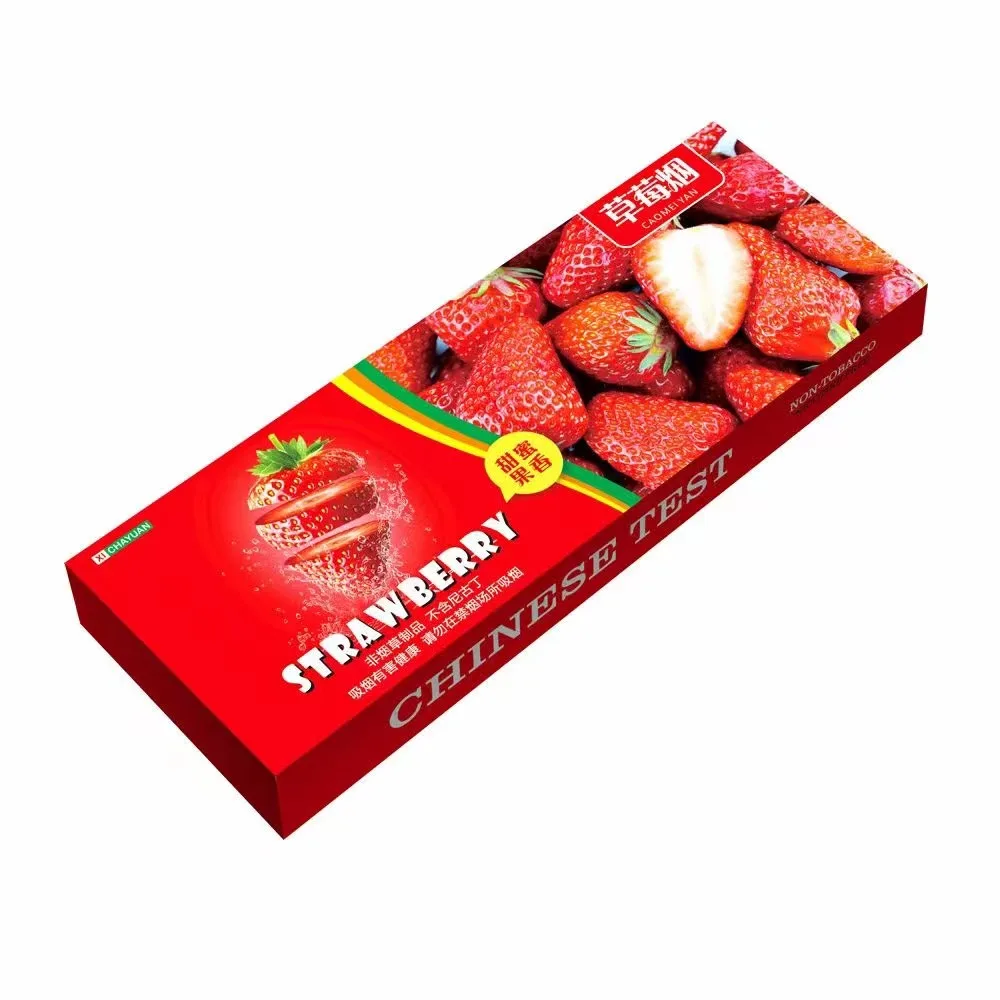 

2022 New Hot Sale Blueberry Peach Flavor Herbal Tea Smoke Women Men Healthy Cigarettes No Nicotine Tobacco Fruit Tea