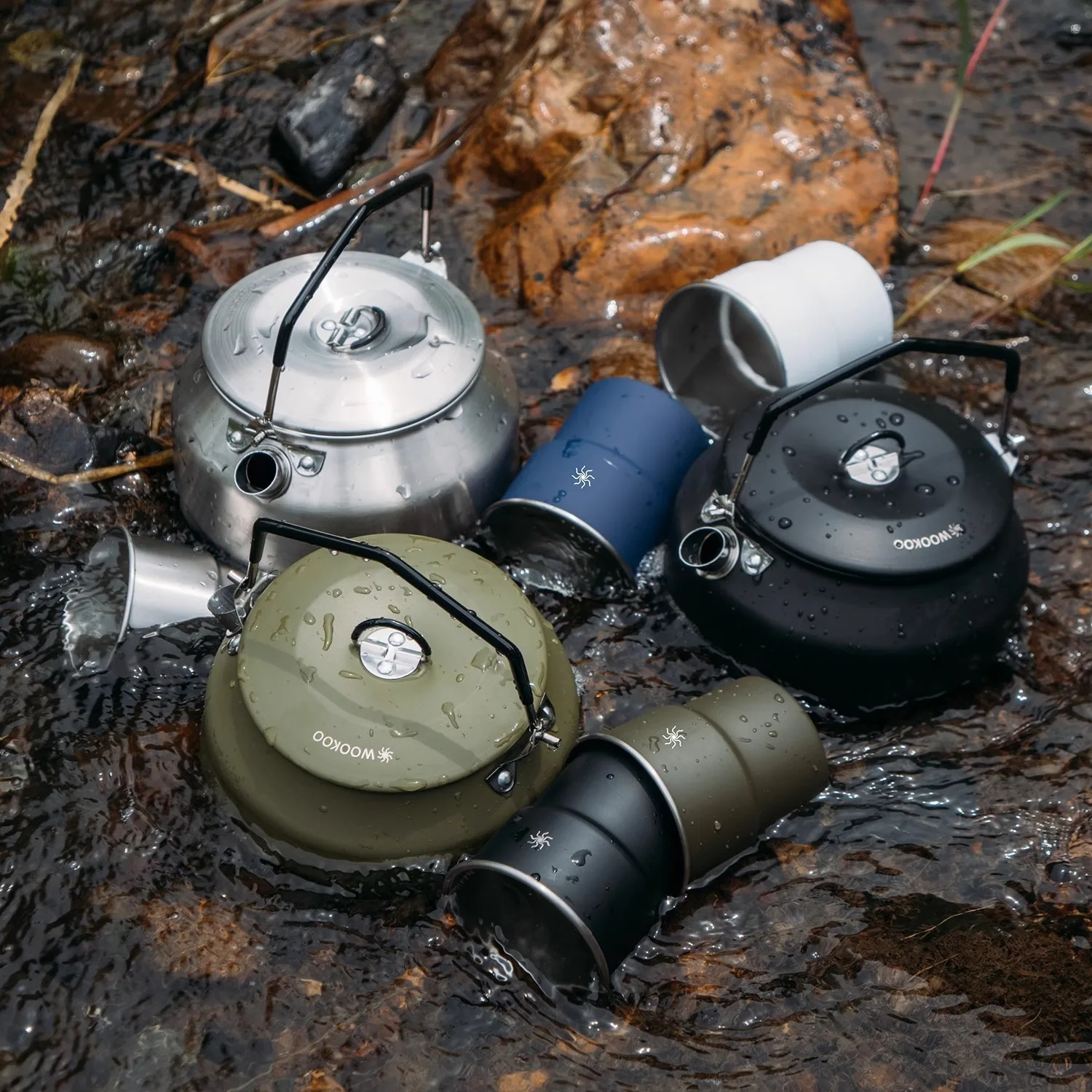 Кофейная чашка WOOKOO-Misty Sky из нержавеющей стали уличная для кемпинга и пикника