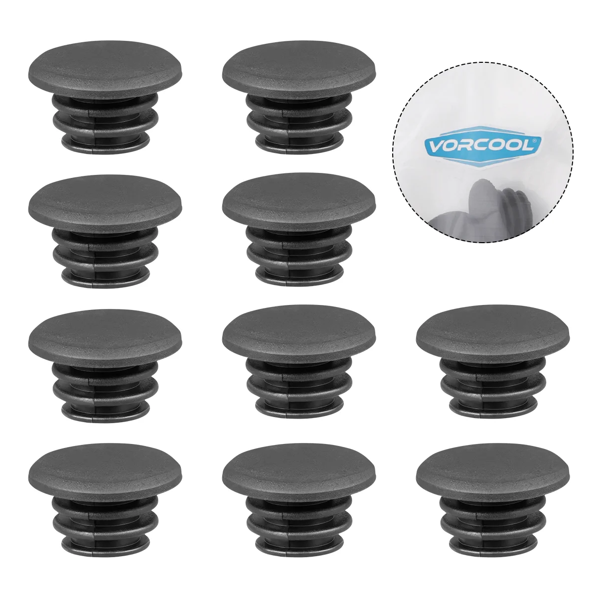 10 шт. заглушки для руля велосипеда 22 мм