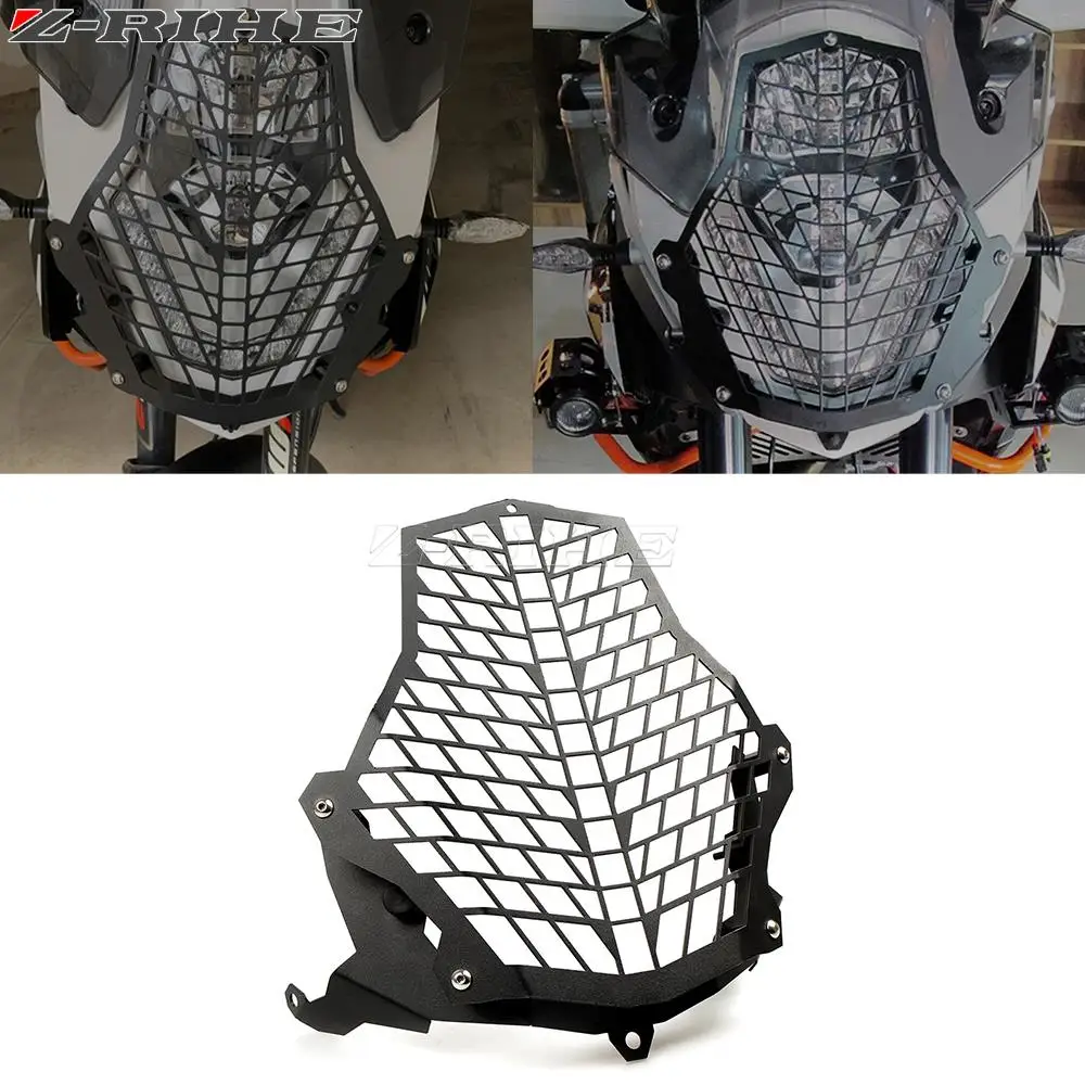 

For 1050Adventure 1090Adventure 1190Adventure 1290Super ADVENTURE 1090 1190 ADV Motorcycle Headlight Protector Cover Grill Guard