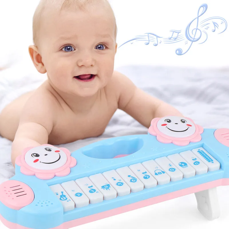 

Пианино, музыкальная игра, электронный орган, детский инструмент из АБС-пластика, 12 клавиш, портативный детский подарок, Мультяшные развивающие игрушки Монтессори для раннего развития