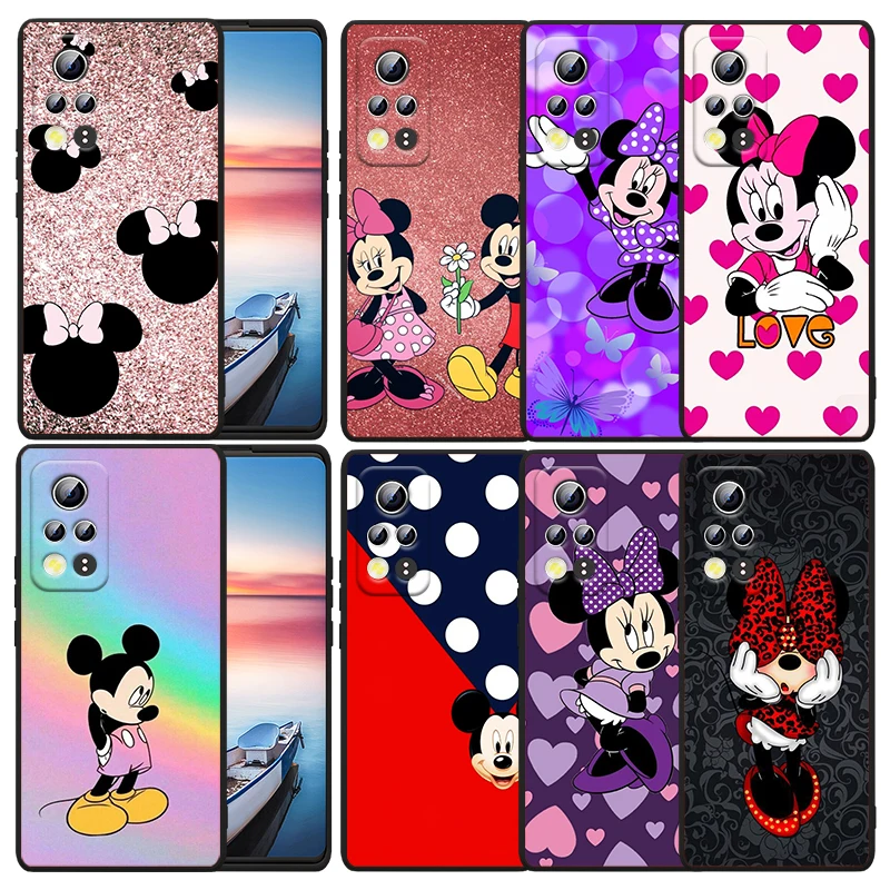

Disney Cute Mickey Mouse For Huawei Honor X30 X20 X8 X7 60 50 SE Pro 10X 10i 10 Lite 9A 9C RU 9X 8X 8A Black Phone Case