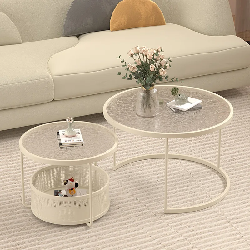 

Storage Design Coffee Tables Glass Living Room Nordic Modern Coffee Tables Luxury Minimalist Mesa Auxiliar Salon Furniture