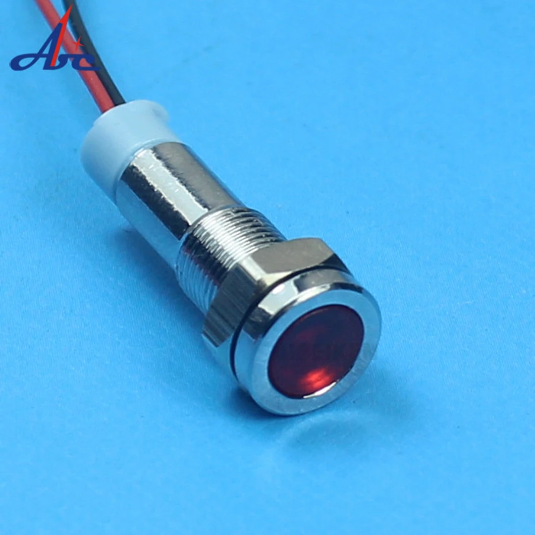 ABILKEEN диаметром 6 мм металлический индикатор с плоской головкой и кабелем