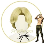 Последний сезон 4 аниме атака на Титанов Zeke Jaeger желтый парик для косплея золотые короткие волосы термостойкие волосы из волокна + парик