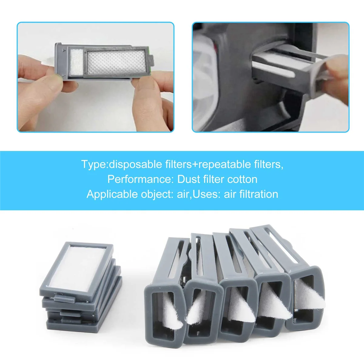 5 комплектов многоразовые пыльцевые фильтры и одноразовые ультратонкие