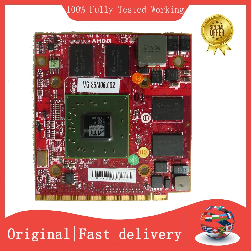 Видеокарта ATI Mobility Radeon HD 3650 HD3650 256 МБ MXM II для Acer Aspire 4710G 4920G 5520G 4720G 5920G 4730G 5530G 6530G