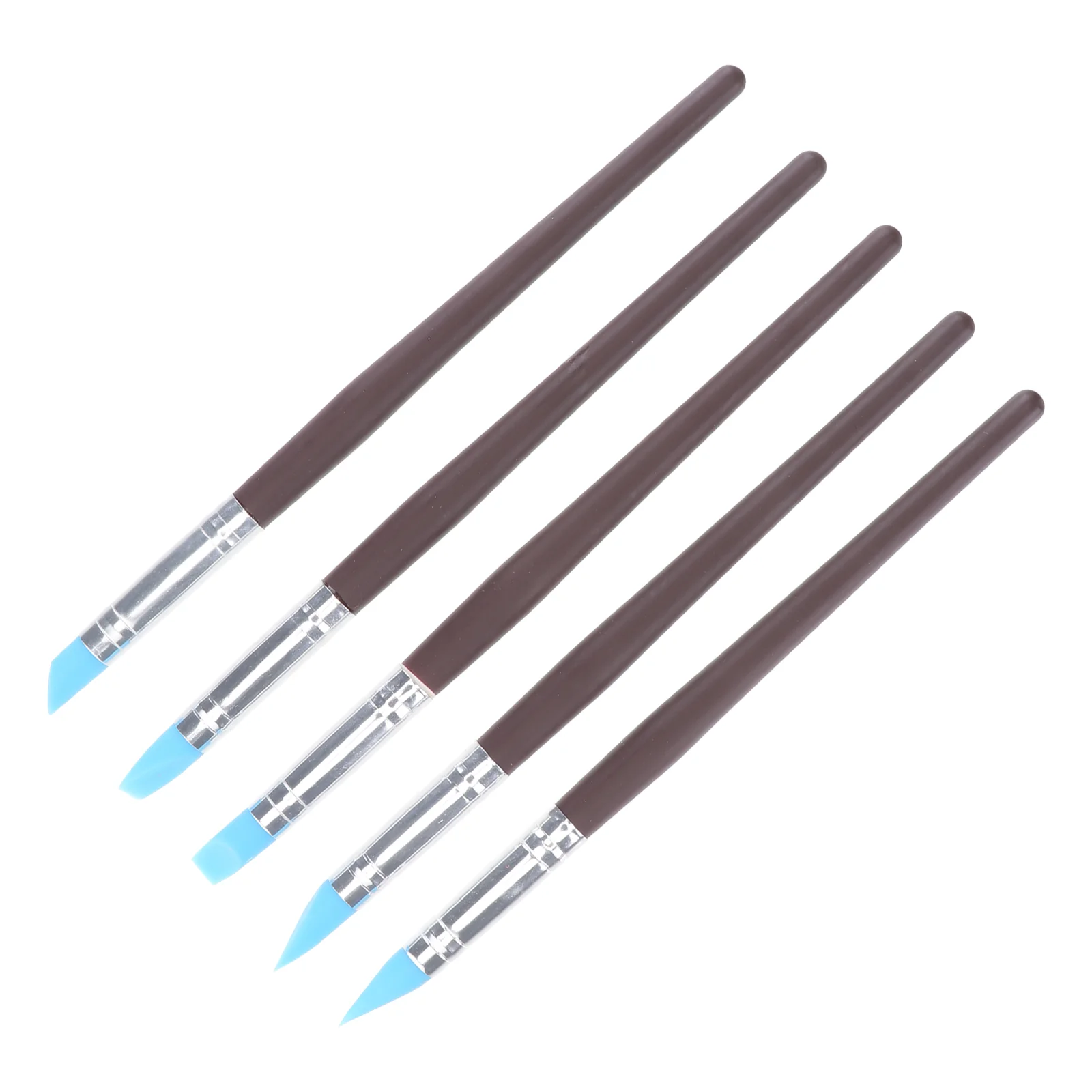 

5pcs Cake Decorating Brushes Cookie Decoration Brushes Fondant Gum Paste Decorating Tools Cake Cookie Brushes