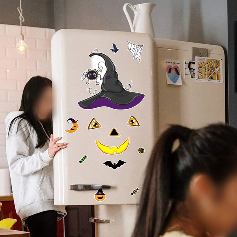 Магниты на холодильник 2 комплекта Хэллоуин фотосессия фестиваль гаражная дверь