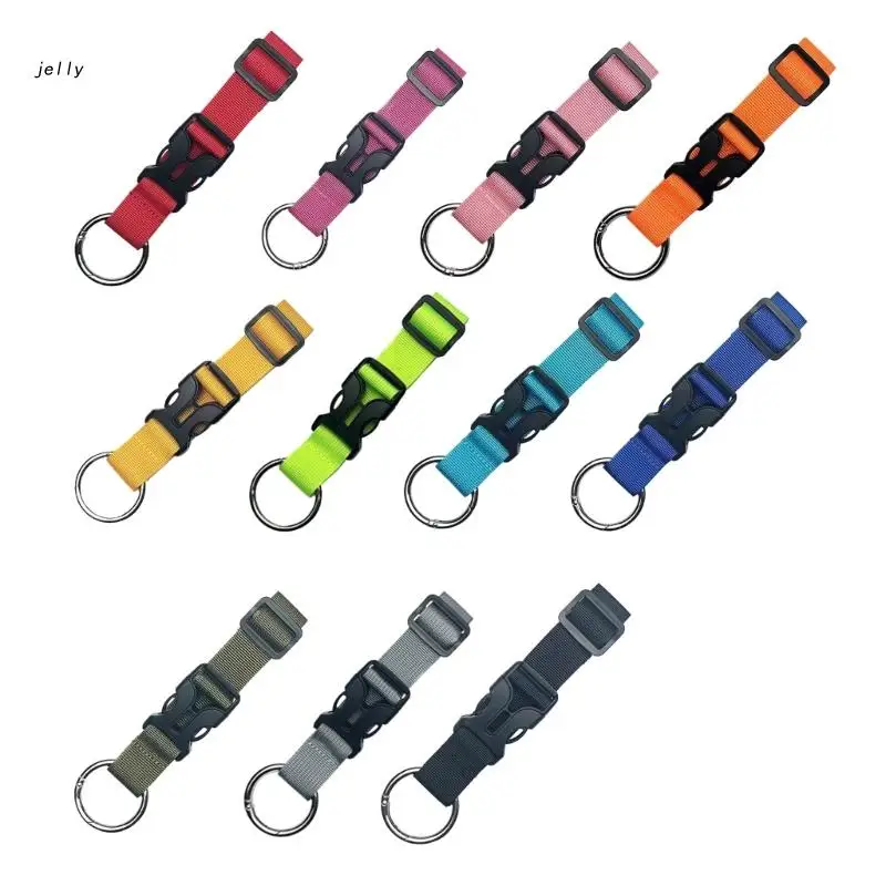 

448C Jackets Gripper Strap, Add a Bag Luggage Strap Baggage Suitcase Belt Travel Strap with O-Ring, Easy to Carry Extras Bags