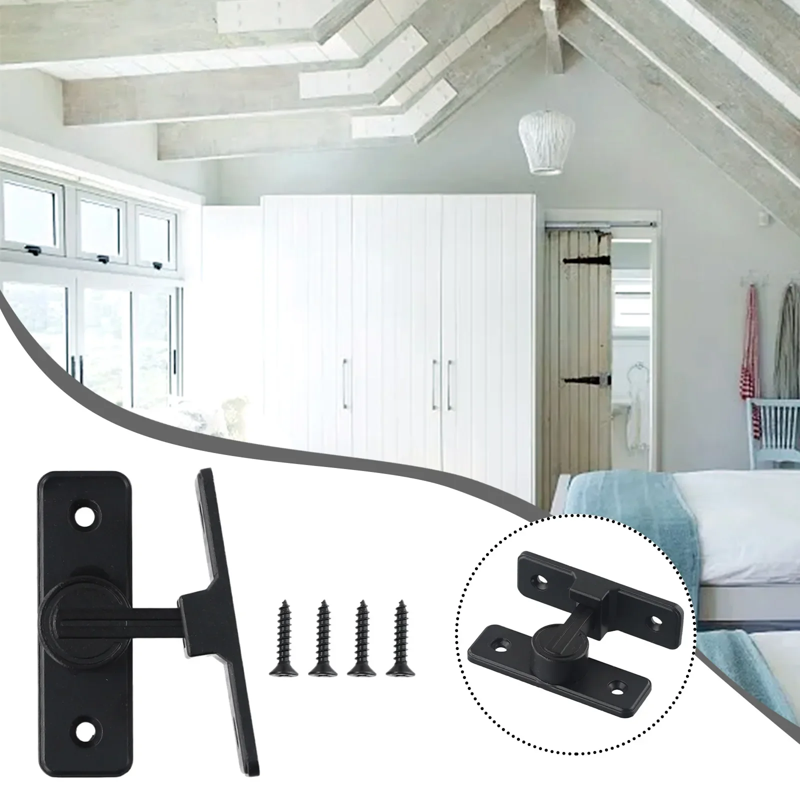 Замок двери сарая адаптер защелки для ворот сверхмощная замена деталей