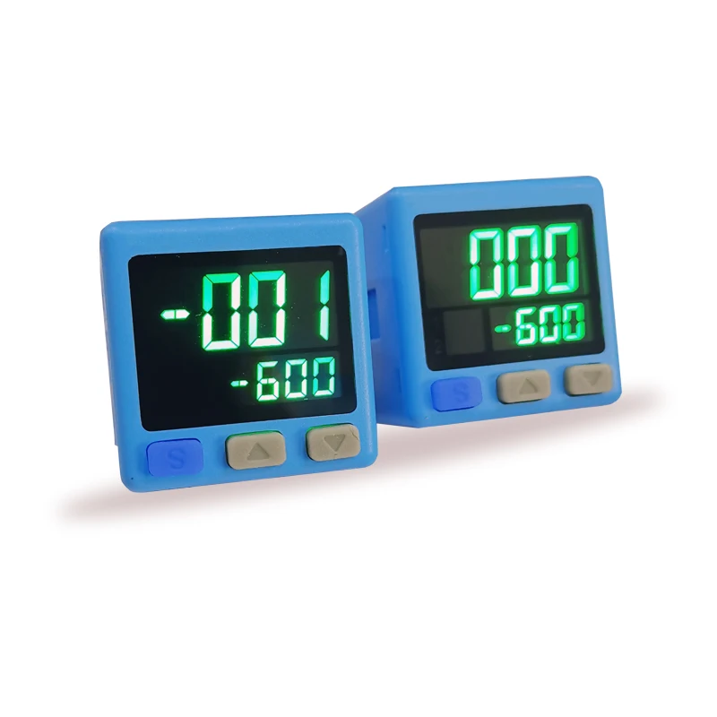 compound -100.0 ~ 100.0KPa pressure switch, 3-screen digital display, M5 air pressure switch sensor economic version