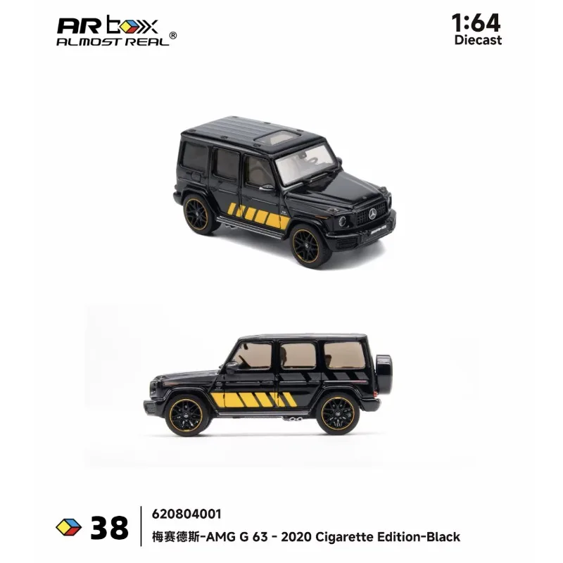 Фото Коллекционная модель автомобиля HEC ALMOST REAL 1/64 AMG G63 2020 Cigarette Edition из сплава, для мальчиков, в подарок. №4